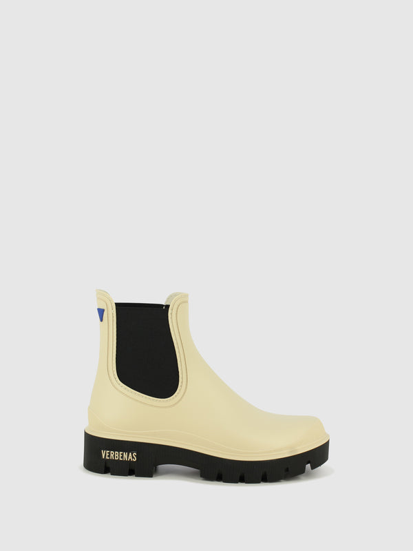 Botins Chelsea em Bege